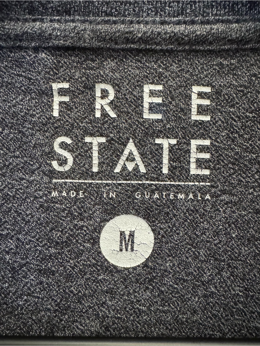 Free State Charcoal Graphic Tee with Red & White Floppy Disk Design 0512 - Picture 3 of 3